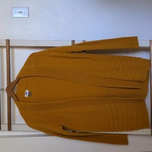 Old Navy mustard gold cardigan